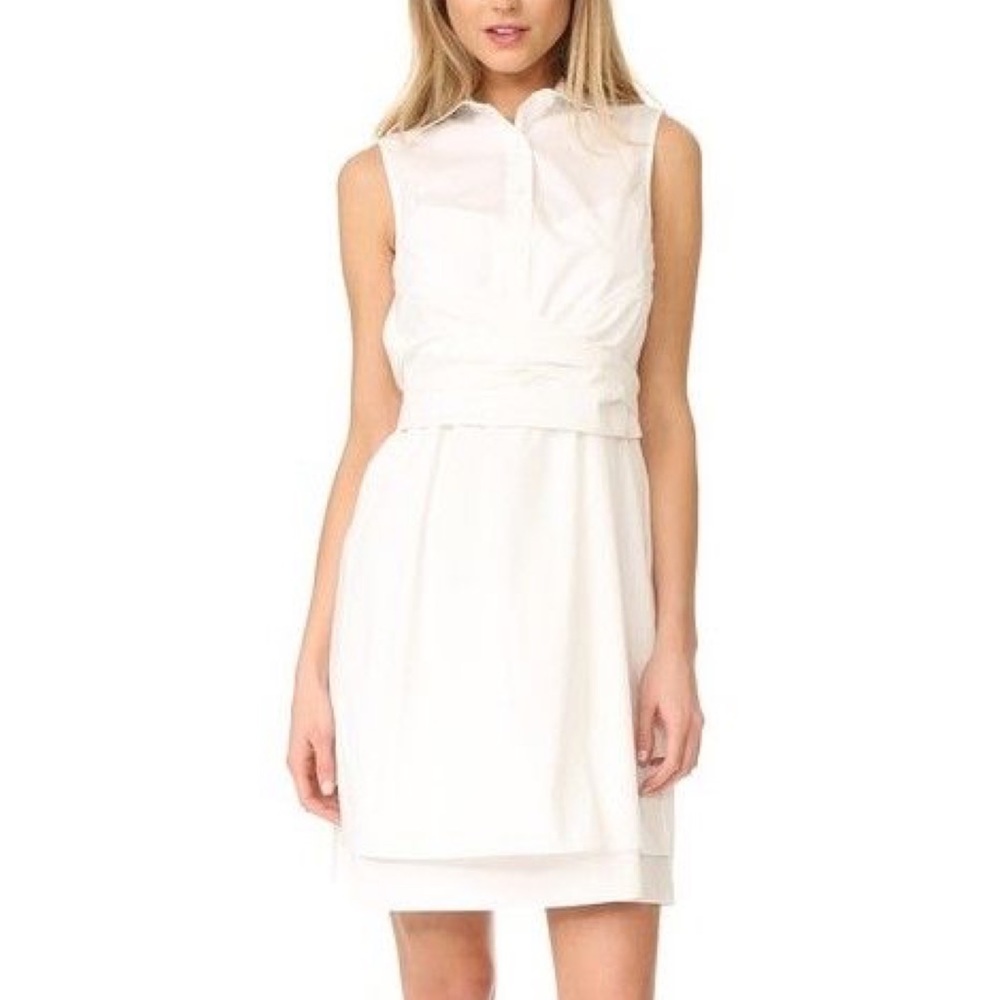 Derek Lam 10 Crosby White Sleeveless Top Sz 10 NWT